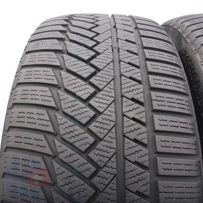 3. 245 40 18 2x CONTINENTAL 245/40 R18 97V XL WinterContact TS850P Winterreifen 2018 6,8-7mm