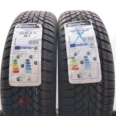 4. 185 65 14 4x CONTINENTAL 185/65 R14 86T WinterContact TS 870 Winterreifen 2022 Ungebraucht   