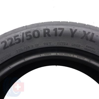 7.  225/50 R17 4x CONTINENTAL 98Y XL PremiumContact6 Sommerreifen 2019 VOLL WIE NEU 