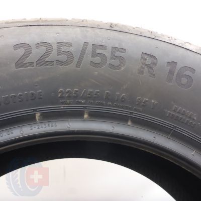 2. 225 55 16 1x CONTINENTAL 225/55 R16 95V EcoContact6 Sommerreifen 2022