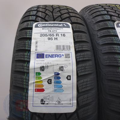 3. 205 65 16 4x CONTINENTAL 205/65 R16 95H WinterContact TS870 Winterreifen 2022 VOLL 3. 205 65 16 4x CONTINENTAL 205/65 R16 95H WinterContact TS870 Winterreifen 2022 VOLL