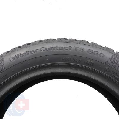 5. 165 60 15 2x CONTINENTAL165/60 R15 77T WinterContact TS 860 Winterreifen 2019 VOLL WIE NEU 