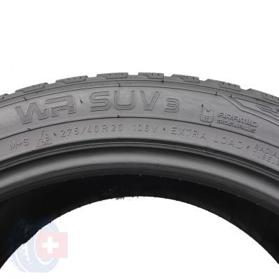 7. 275 40 20 4x NOKIAN 275/40 R20 106V XL WR SUV3 Winterreifen 2017 WIE NEU 8,2-8,5mm