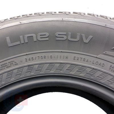 7. 245 70 16 4x NOKIAN 245/70 R16 111H XL Line SUV Sommerreifen  2016 VOLL Ungebraucht   
