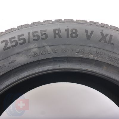 7. 255 55 18 4x CONTINENTAL 255/55 R18 109V XL WinterContact TS 870 P Winterreifen 2022 VOLL WIE NEU