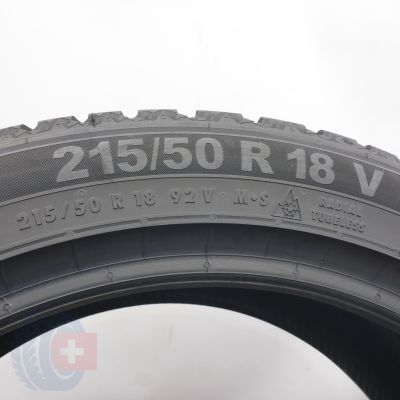 7.  215 50 18 4x SEMPERIT 215/50 R18 92V Speed-Grip 5 Winterreifen 2025 8,8-8,6mm WIE NEU 