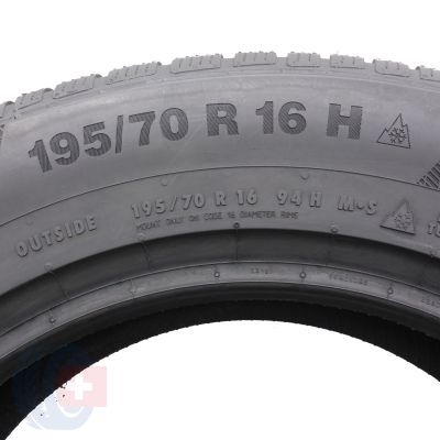 2. 195 70 16 1x CONTINENTAL 195/70 R16 94H ContiWinterContact TS850P SUV Winterreifen 2016 UNGEBRAUCHT