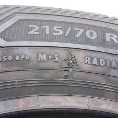 2. 215 70 15C 2x BARUM 215/70 R15C 109/107R Snovanis3 Winterreifen 2023 WIE NEU VOLL