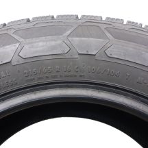 5. 215 65 16C 2x CONTINENTAL 215/65 R16C 106/104T VanContact Winter Winterreifen 7,5mm 2018