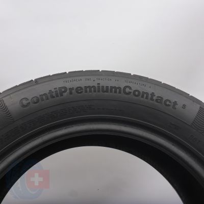 5. 205 55 16 2x CONTINENTAL 205/55 R16  91W ContiPremiumContact 5 Sommerreifen 2018 6,2-6mm