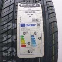 3. 235 55 20 4x CONTINENTAL 235/55 R20 102W CrossContact UHP Sommerreifen 2024 Ungebraucht   