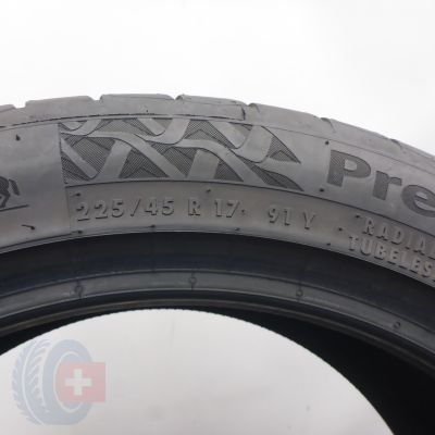 6. 225 45 17 2x CONTINENTAL 225/45 R17 91Y PremiumContact 7 Sommerreifen 2023/24 7mm 
