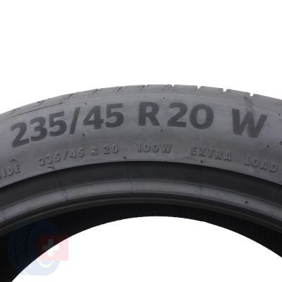 6. 235 45 20 4x CONTINENTAL 235/45 R20 100W XL PremiumContact 6 Sommerreifen 2018 VOLL Wie Neu