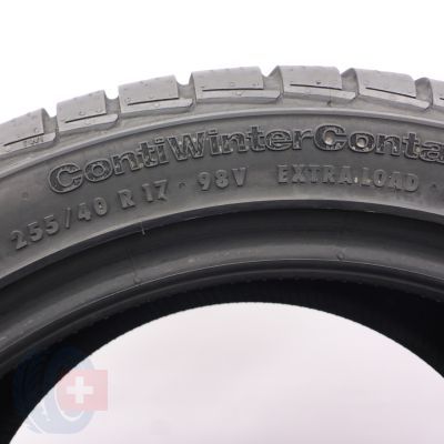 6. 255 40 17 2x CONTINENTAL 255/40 R17 98V XL ContiWinterContact TS 790 V Winterreifen 2016  8,5mm 