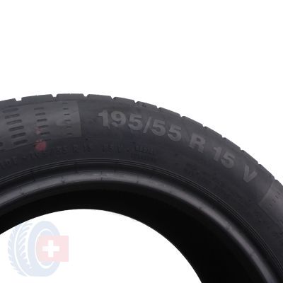 6. 2 x CONTINENTAL 195/55 R15 85V ContiEcoContact 5 Sommerreifen 2017  6.2-6.5mm