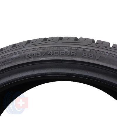 6. 215 40 18 4x GOODYEAR 215/40 R18 89V XL UltraGrip Performance GEN-1 Winterreifen 2018  VOLL Wie Neu