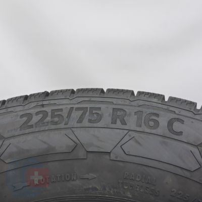 6. 225 75 16C 4x CONTINENTAL 225/75 R16C116/114R VanContact Winter Winterreifen 2022 VOLL
