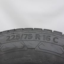 6. 225 75 16C 4x CONTINENTAL 225/75 R16C116/114R VanContact Winter Winterreifen 2022 VOLL