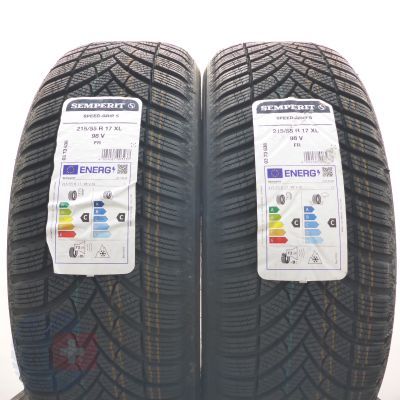 4. 215 55 17 4x SEMPERIT 215/55 R17 98V XL Speed-Grip 5 Winterreifen 2025 VOLL WIE NEU 
