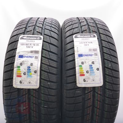  225 60 16 2x BARUM 225/60 R16 102V XL Polaris 5 Winterreifen 2022 Ungebraucht   