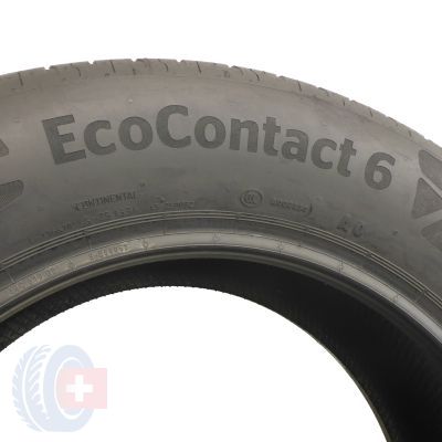 7. 4 x CONTINENTAL 215/65 R17 99V AO EcoContact 6 Sommerreifen 2020, 2021 5-6mm