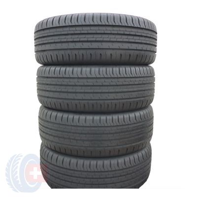 4 x CONTINENTAL 195/55 R15 85V ContiEcoContact 5 Sommerreifen 2017/19  6,3-6,8mm