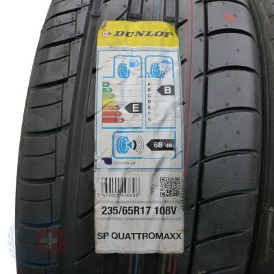 3. 235 65 17 4x DUNLOP 235/65 R17 108V XL SP Quattromaxx Sommerreifen 2016/17 VOLL Ungebraucht