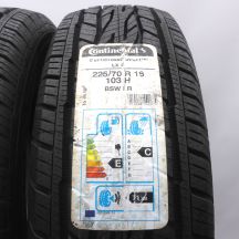 2.  225 70 16 4x CONTINENTAL 225/70 R16 103H ContiCrossContact LX2  M+S Sommerreifen 2020 VOLL WIE NEU