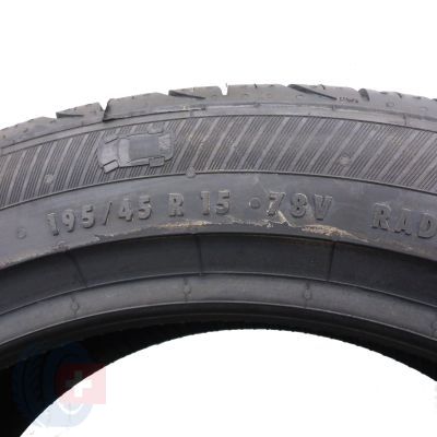 5. 4 x PLATIN 195/45 R15 78V RP410 Diamant Sommerreifen 2016 UNGEBRAUCHT VOLL