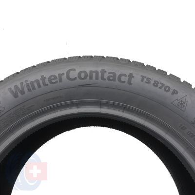 4. 225 55 16 1x CONTINENTAL 225/55 R16 99V WinterContact TS 870 P Winterreifen 2023 VOLL WIE NEU 