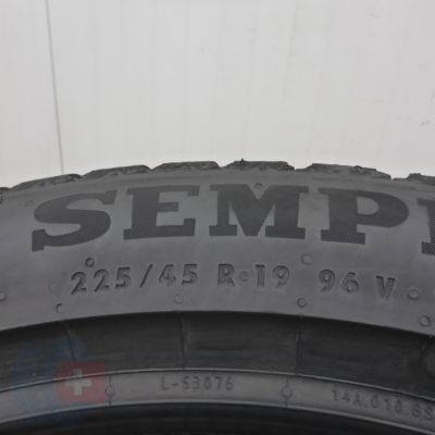 7. 225 45 19 4x SEMPERIT 225/45 R19 96V XL Speed-Grip 5 Winterrifen 2025 8,5mm WIE NEU