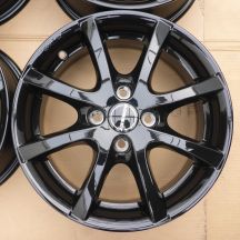 4. 4 x Alufelgen 15 Dacia Nissan Renault 4x100 5,5J Et45 Borbet WIE NEU Sandero Micra Laguna