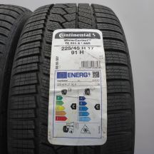 3. 225 45 17 4x CONTINENTAL 225/45 R17 91H WinterContact TS860S RunFlat BMW Winterreifen 2022 WIE NEU VOLL