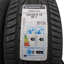 2. 2 x SEMPERIT 225/50 R16 92Y Spped-Life 2 Sommerreifen 2020 WIE NEU VOLL