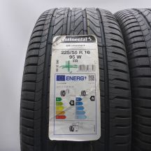 2. 225 55 16 2x CONTINENTAL 225/55 R16 95W UltraContact Sommerreifen 2023 VOLL WIE NEU