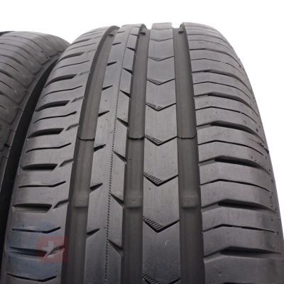 3. 195 65 15 2x CONTINENTAL 195/65 R15 91H ContiPremiumContact 5 Sommerreifen 7-7,5mm 2016/17 Wie Neu