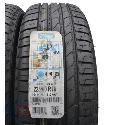 3.  225 60 18 2x NOKIAN 225/60 R18 104H XL Line SUV Sommerreifen 2017 VOLL WIE NEU 