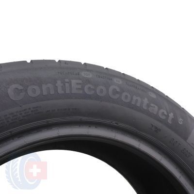6. 2 x CONTINENTAL 205/55 R16 91H ContiEcoContact 5 Sommerreifen 2018  6.2-7mm 
