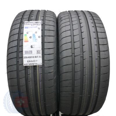 225 45 18 2x GOODYEAR 225/45 R18 95Y XL Eagle F1 Asymmetric 3 RunFlat BMW Sommerreifen 2023 WIE NEU VOLL