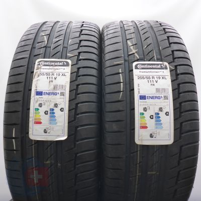 5. 255 55 19 4x CONTINENTAL 255/55 R19 111V XL PremiumContact 6 Sommerreifen 2022 UNGEBRAUCHT