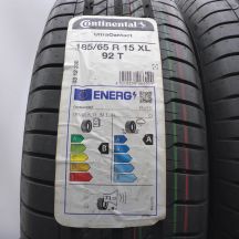 2. 185 65 15 2x CONTINENTAL 185/65 R15 92T XL UltraContact Sommerreifen 2022 VOLL