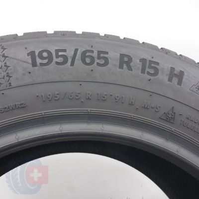 5. 195 65 15 2x CONTINENTAL 195/65 R15 91H AllSeasonContact 2 Ganzjahresreifen 2024 7,2mm
