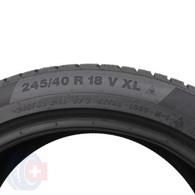 5. 2 x CONTINENTAL 245/40 R18 97V XL WinterContact TS850P Winterreifen 2015 7mm