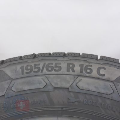 6. 195 65 16C 2x CONTINENTAL 195/65 R16C 104/102T VanContact Winter Winterreifen 2022 VOLL 