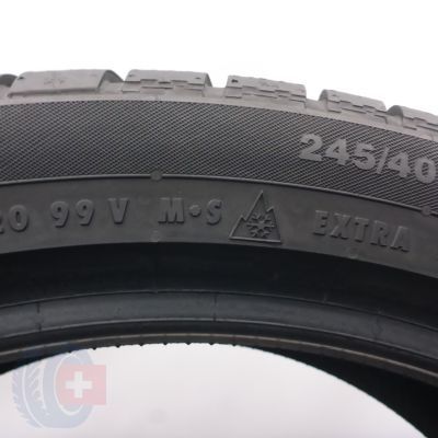 6. 245 40 20 2x CONTINENTAL 245/40 R20 99V XL ContiWinterContact TS 830 P R01 Winterreifen 2024 VOLL WIE NEU 