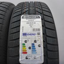 3. 235 50 20 4x CONTINENTAL 235/50 R20 100T WinterContact TS870P Winterreifen 2024 WIE NEU VOLL