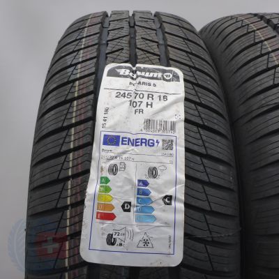 3. 245 70 16 4x BARUM 245/70 R16 107H Polaris5 Winterreifen 2023 WIE NEU VOLL 3. 245 70 16 4x BARUM 245/70 R16 107H Polaris5 Winterreifen 2023 WIE NEU VOLL