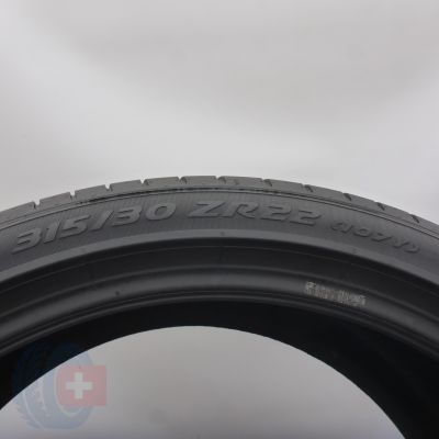 6. 315 30 22 2x PIRELLI 315/30 ZR22 107Y XL P Zero Sommerreifen 2022 5,8mm