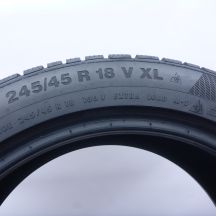 5. 245 45 18 2x CONTINENTAL 245/45 R18 100V XL WinterContact TS850P RunFlat BMW M0E Winterreifen 2020 6,2-6,5mm