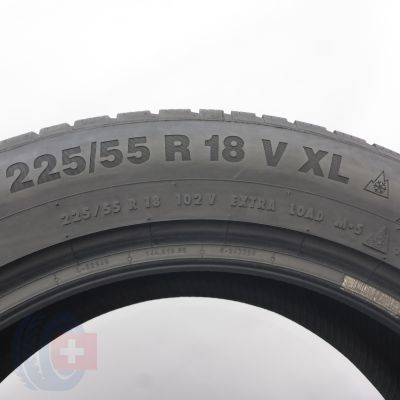 5. 225 55 18 2x CONTINENTAL 225/55 R18 102V XL WinterContact Ts850P SUV Winterreifen 2018 7,8-8mm